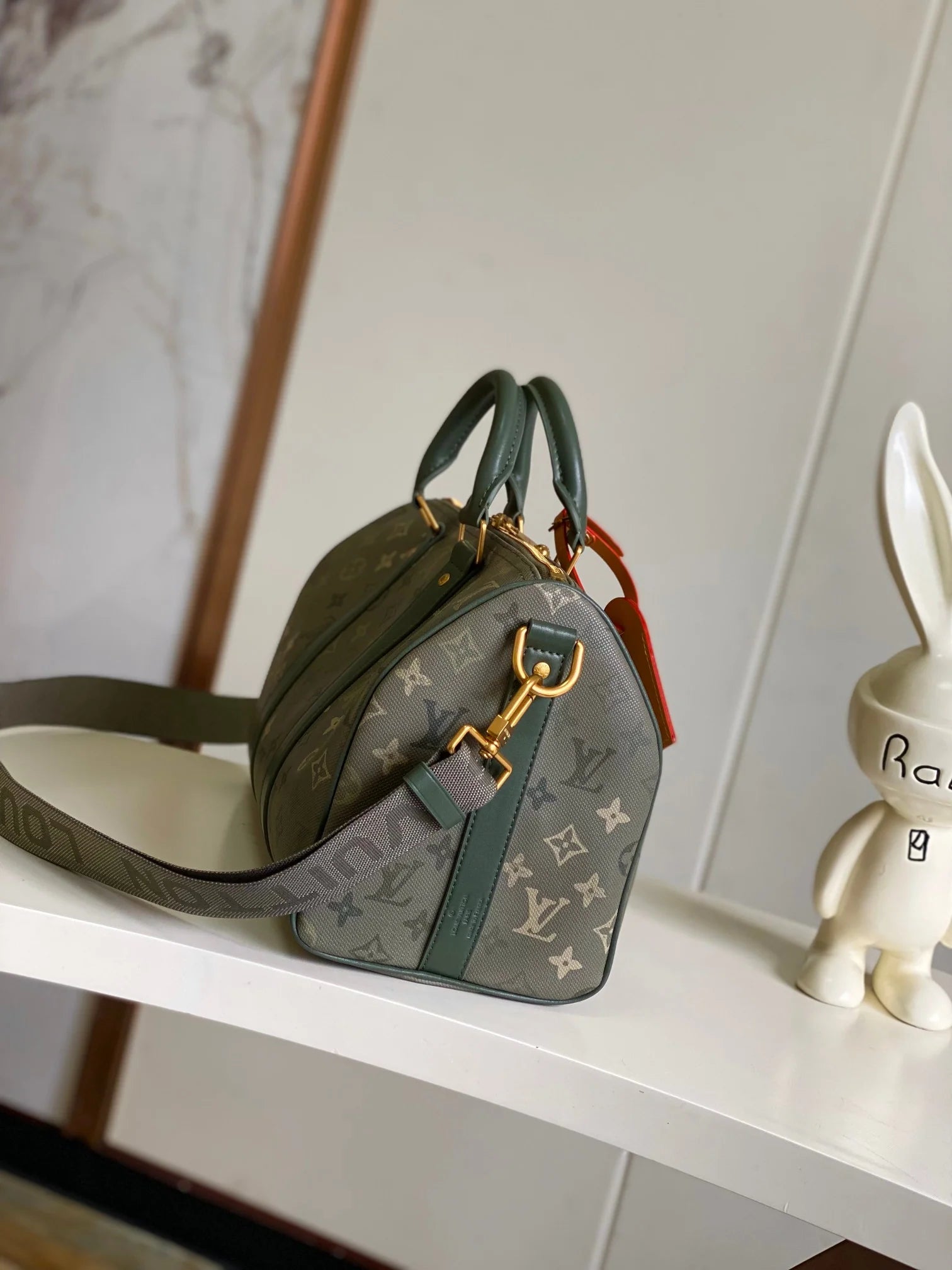 Luxury Olive Green Monogram Handbag – Women’s Top Handle & Shoulder Bag