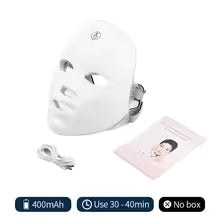 Neck Face Massager, Red Light Therapy & EMS Microcurrent for Skin Tightening & Jawline Lifting, USB Rechargeable Beauty Tool