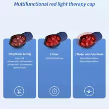 Infrared Hat 650nm 850nm 940nm Led Red Light Therapy Device Laser Treatment Machine Cap for Hair Loss Hair Regrowth Instrument