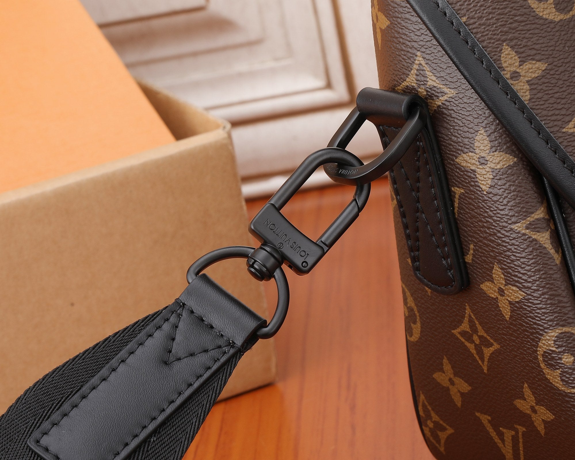 Monogram Canvas Luxury Crossbody Messenger Bag